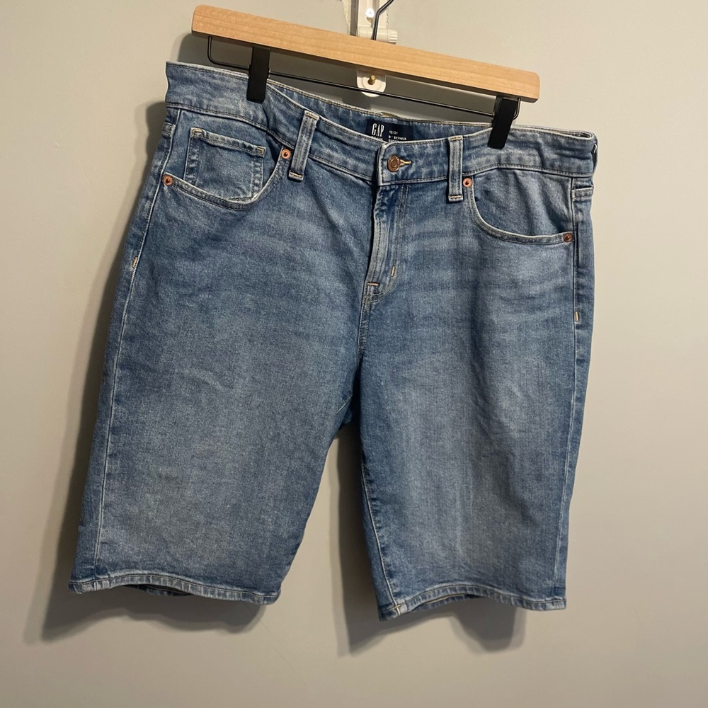 GAP Light Blue Denim Bermuda Shorts